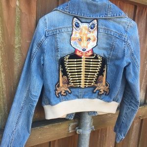 Sisley Jean Jacket, Unique and Very Cool!